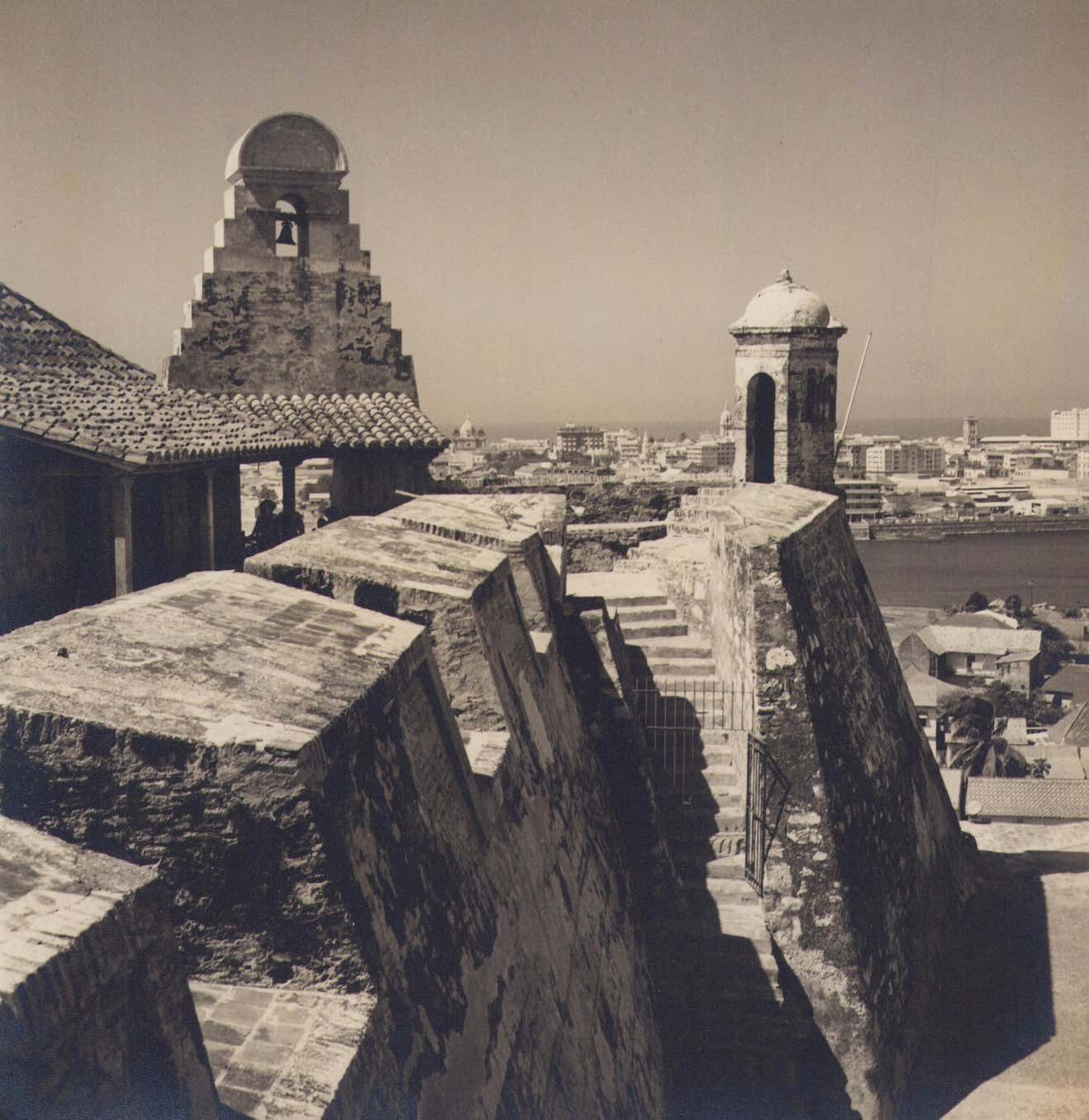 Hanna Seidel Columbia, Fortress, Black And White Photograph, 1960s Circa 1960s