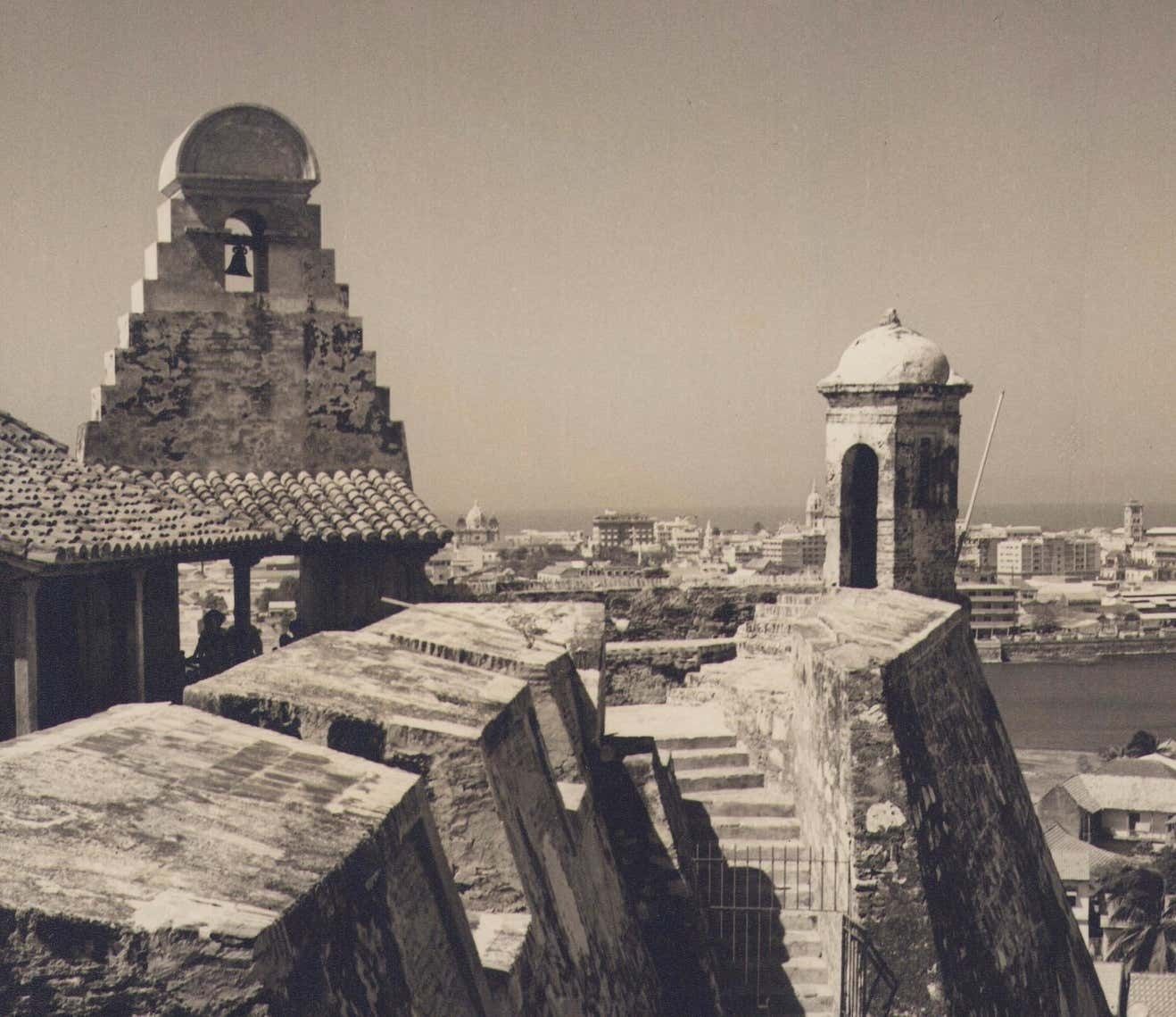 Hanna Seidel Columbia, Fortress, Black And White Photograph, 1960s Circa 1960s photo furniture