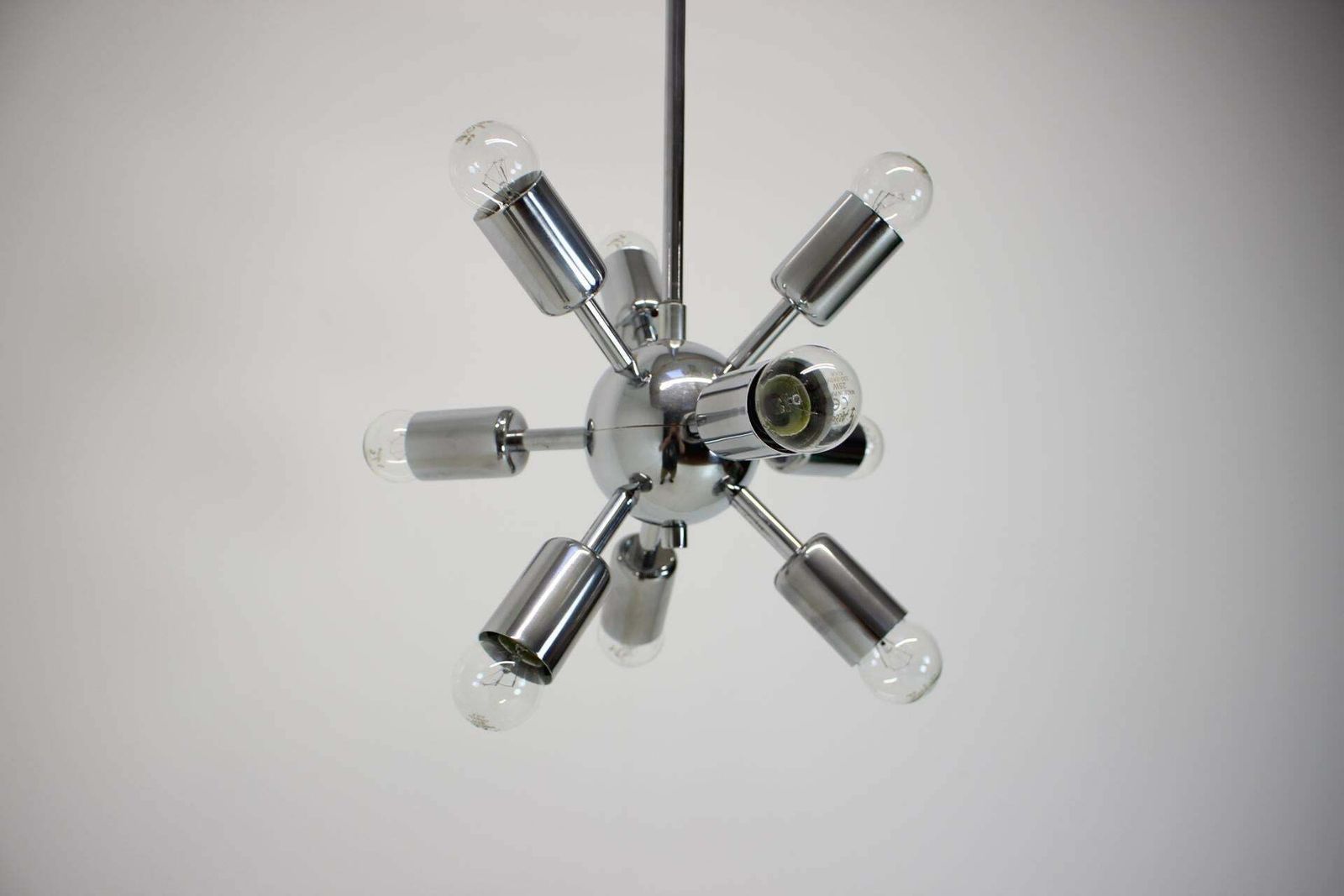 Chrome Pendant Sputnik By Drupol, 1970s photo Lighting