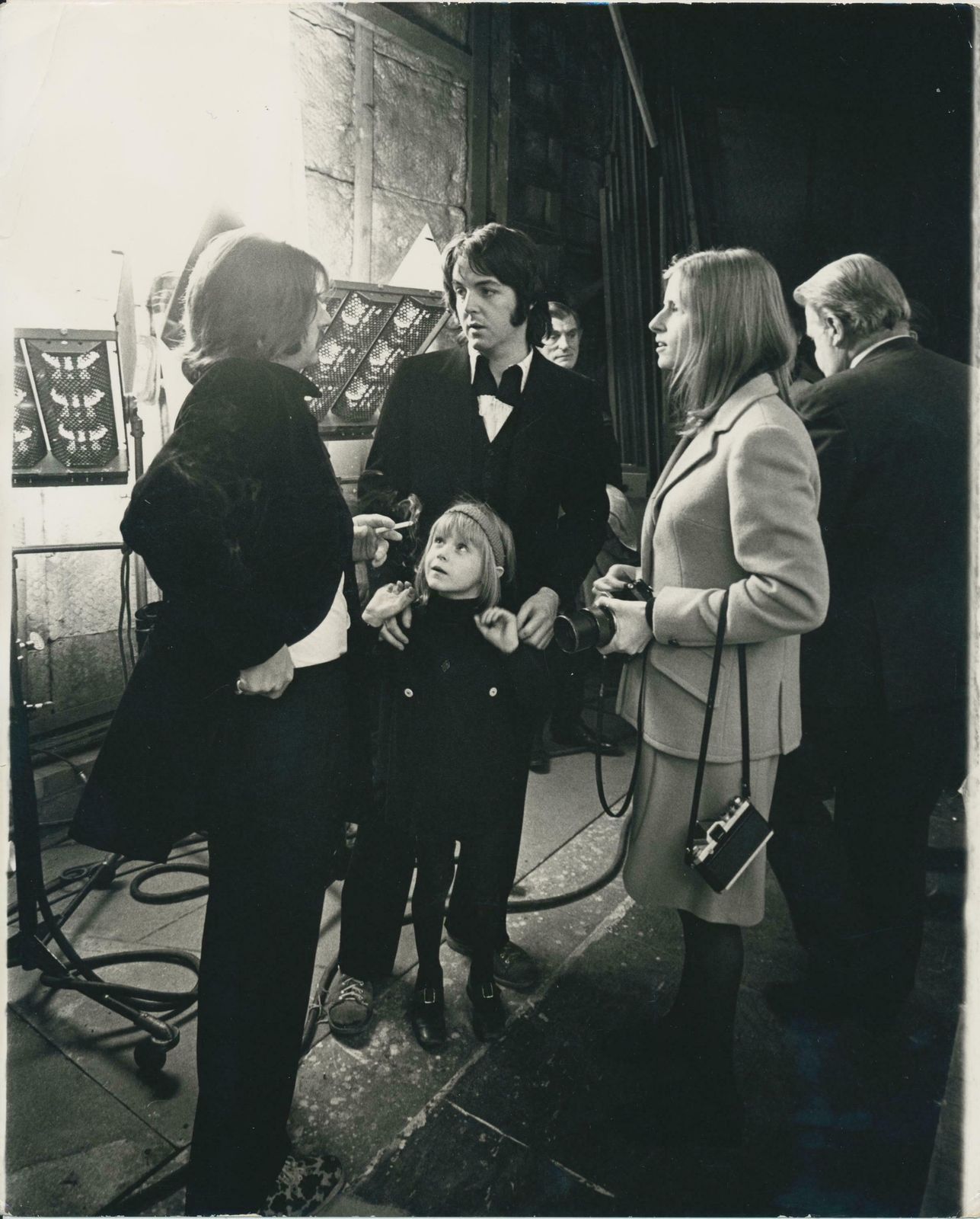 Paul Mccartney Family Black And White Photography