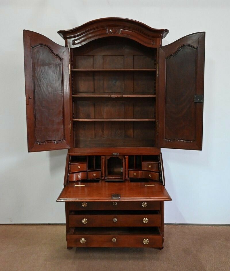 Exceptional Scriban Chest Of Drawers From Port Nantais In Mahogany – 1750 photo 20678.28