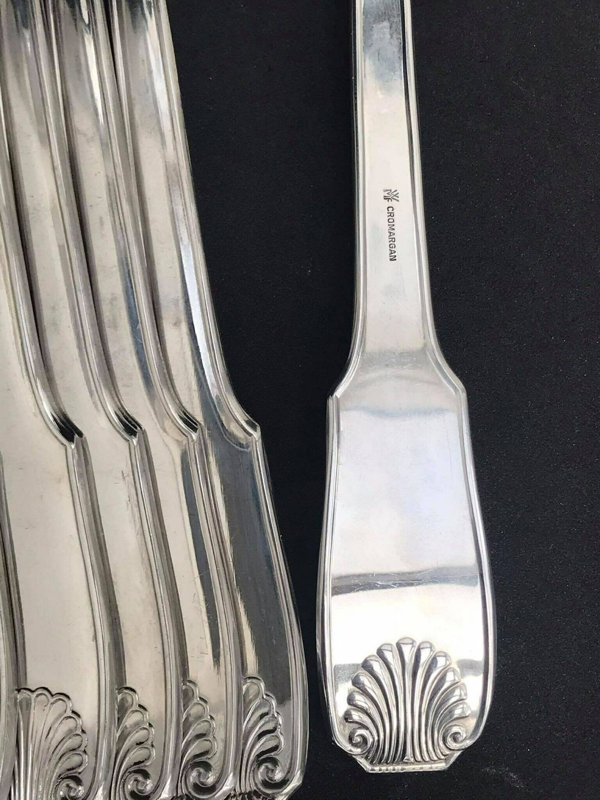 Fish Cutlery Flatware Fork Knives Wmf Cromargan Stainless Steel Table Holiday Dinner Wedding Gift Seafood Cutlery Wedding Gift photo 140.0