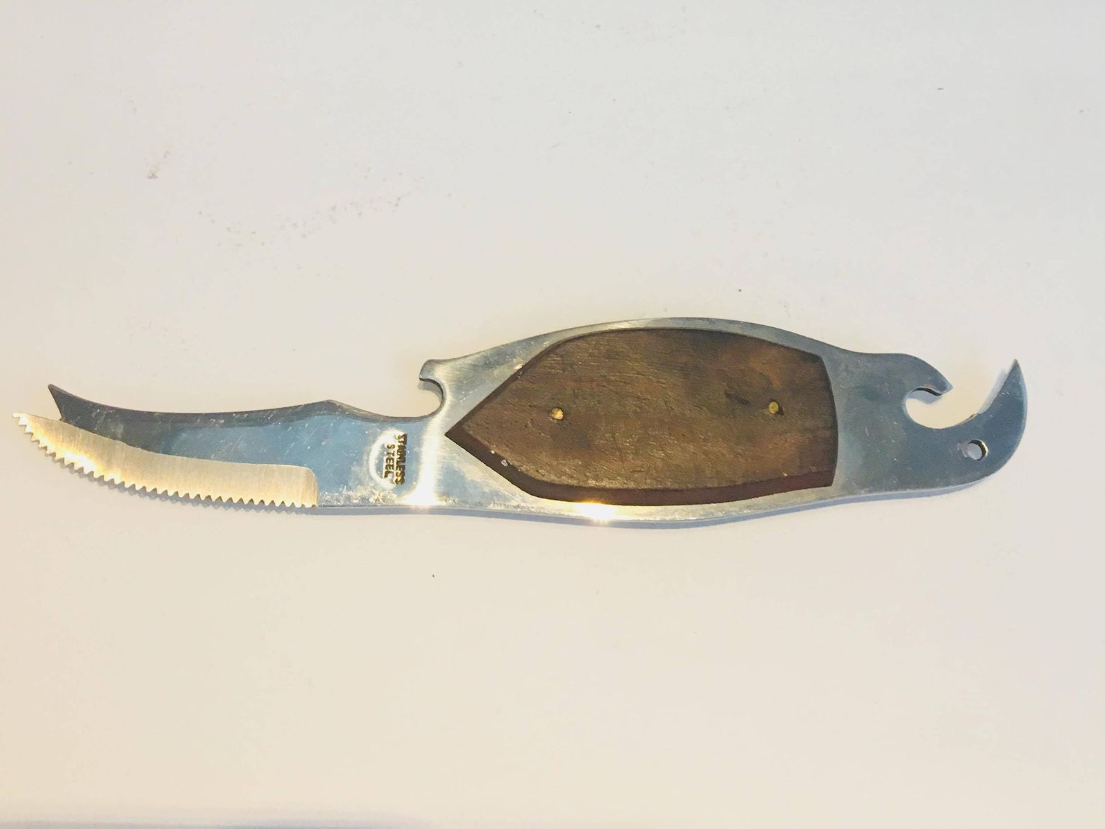 Vintage Bottle Opener Set, Parrot Bottle Opener Bar Knife Mid Century Modern, 1960s, Barware Accessories Danish , Bar Tool photo Home Decor