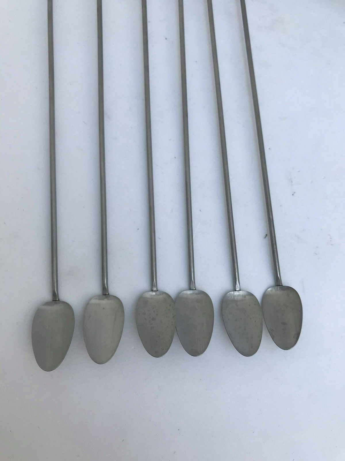 Drink Stirrers Cocktail Champagne Stirrers Sticks Set Of 6 Aluminium Spoons Bar Tools Bar Cart Accessories Bartender Mixing Tools Gift photo buy