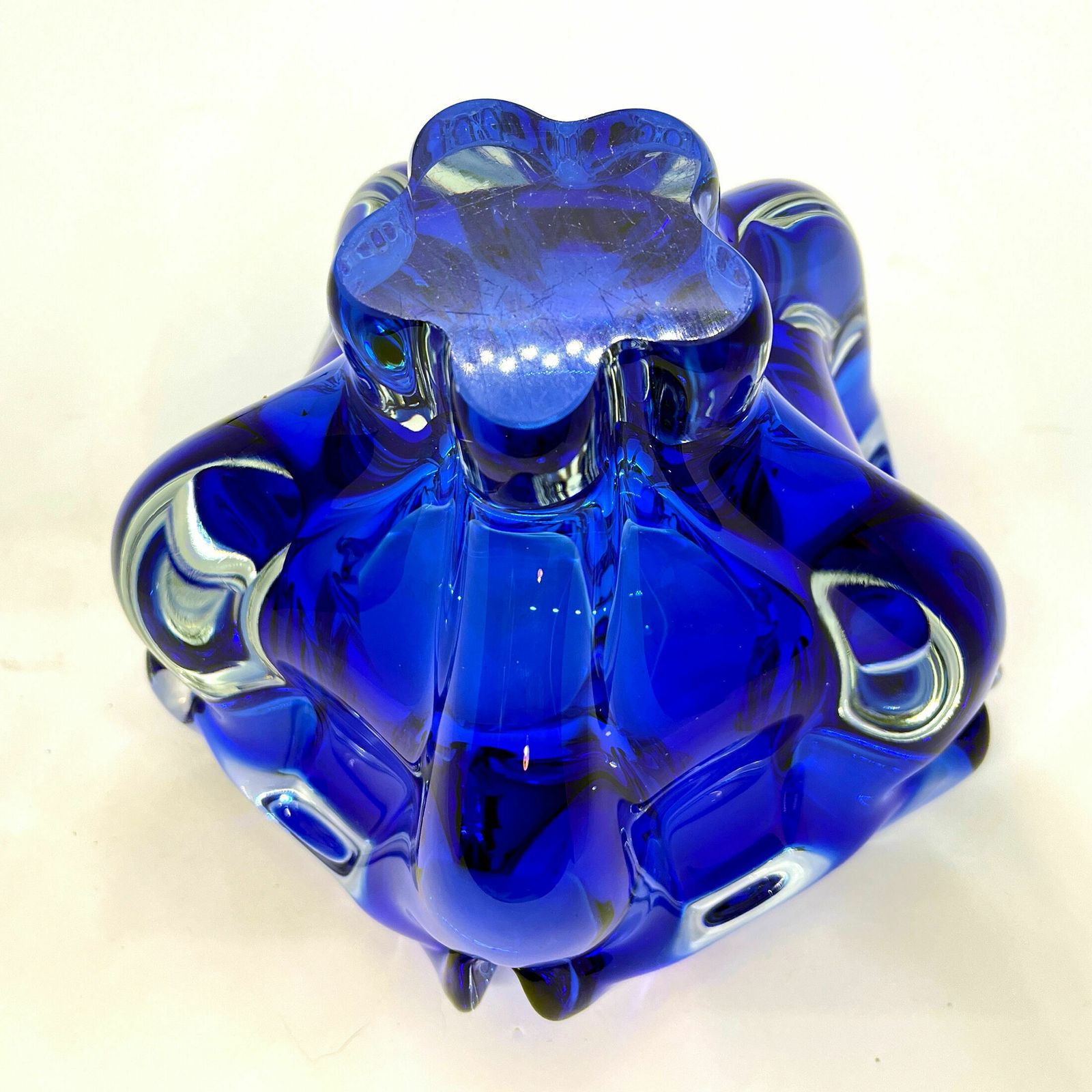 photo furniture Cobalt Bowl, Designed By J. Hospodka, Chribska Sklarna, Czechoslovakia, 1960s