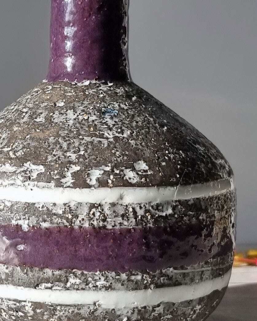 Ingrid Atterberg For Upsala Ekeby, 1957 59 'Chamotte' Series Sculptural Modernist Vase, Sweden photo 185.0
