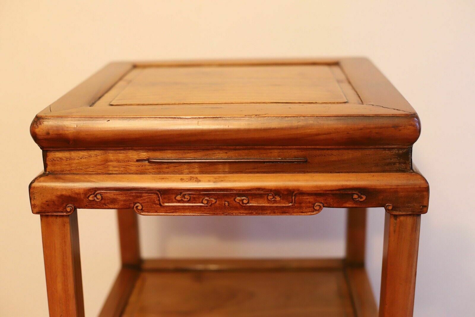 Two Beautiful Chinese Softwood Lamp Tables photo vinterior