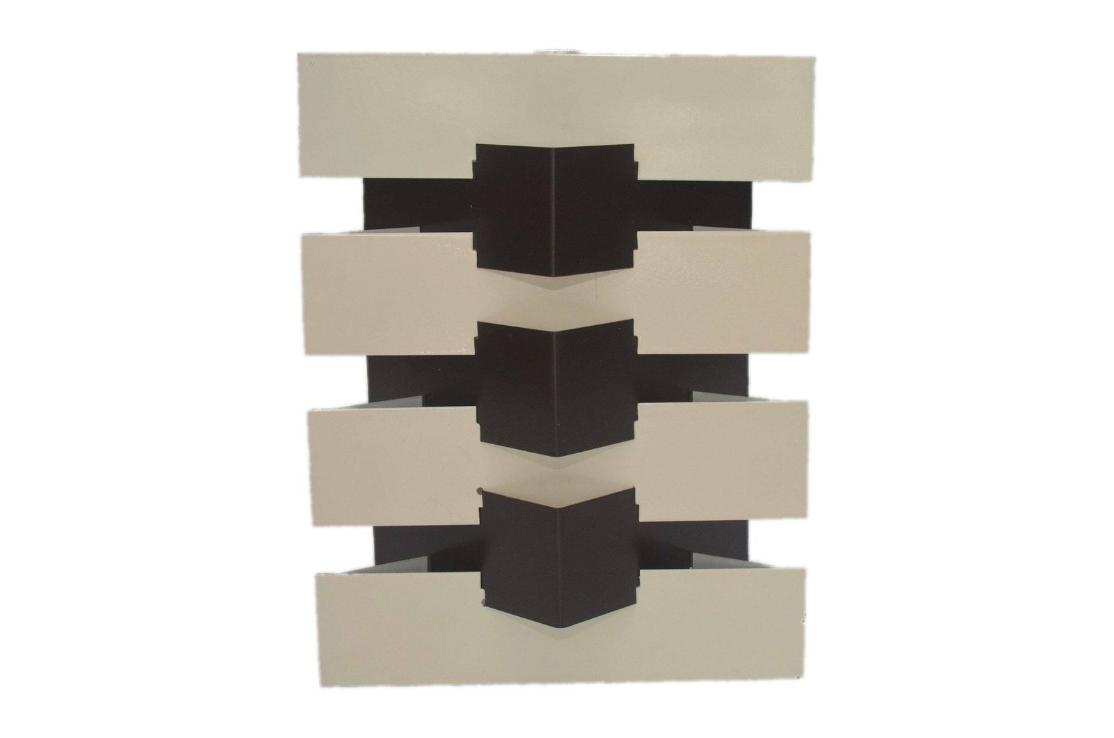 Dutch Geometric Wall Lamp By J.J.M. Hoogervorst For Anvia Almelo, 1960s