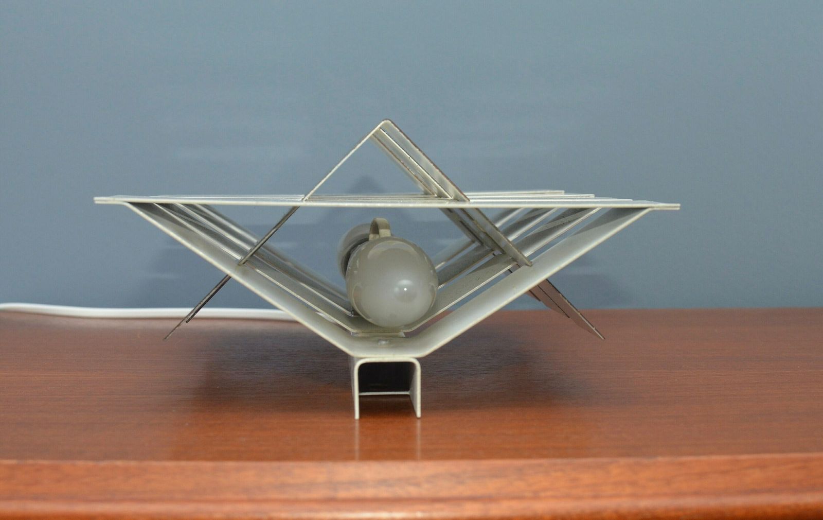 Dutch Geometric Wall Lamp By J.J.M. Hoogervorst For Anvia Almelo, 1960s photo Lighting