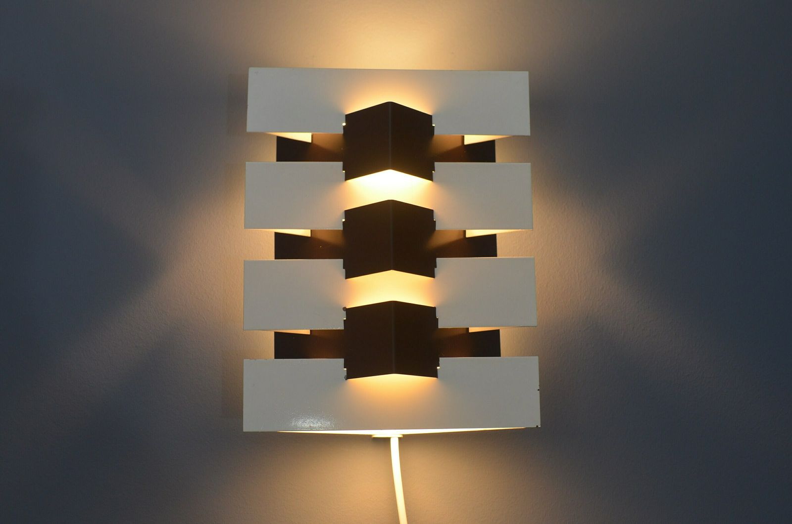 photo furniture Dutch Geometric Wall Lamp By J.J.M. Hoogervorst For Anvia Almelo, 1960s