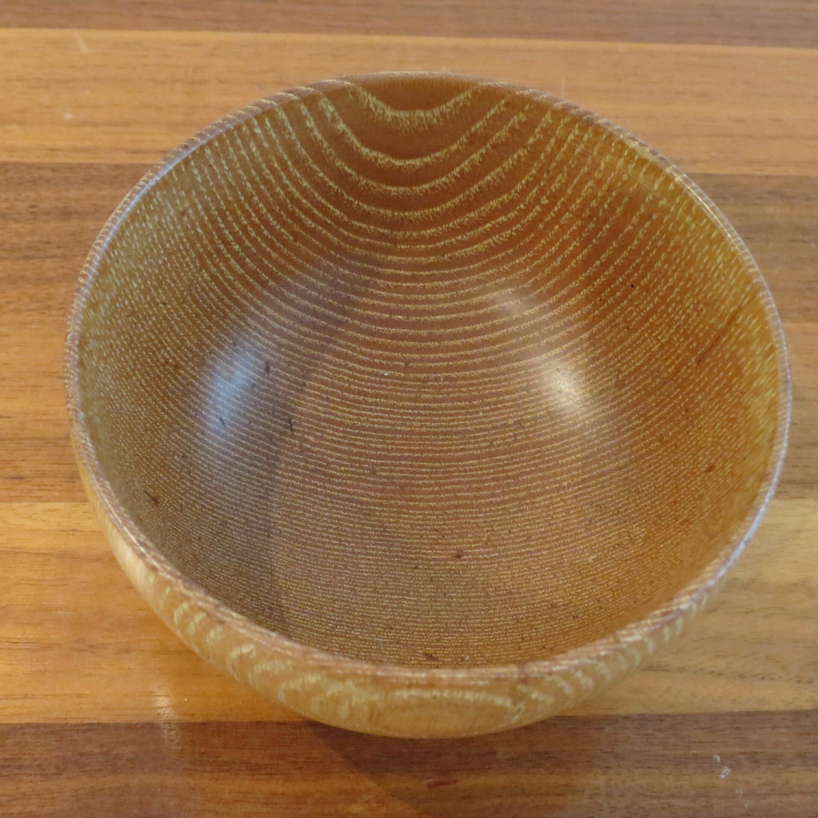 photo vinterior Set Of 3 Hand Produced 1970s Wooden Ash Bowls