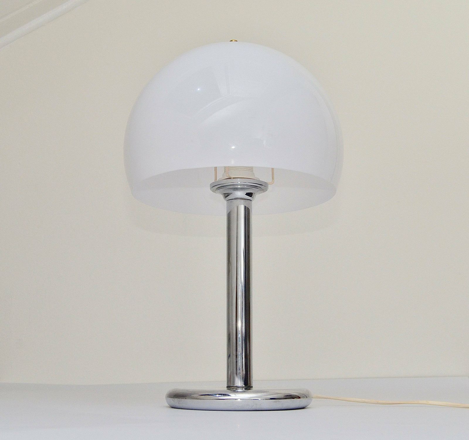 Vintage Mushroom Table Lamp In The Style Of Guzinni, Germany 1970s photo vinterior