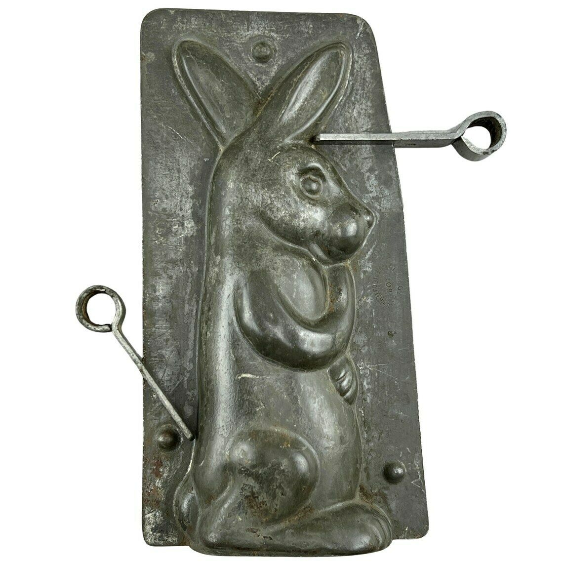 Antique French Letang Fils Rabbit Chocolate Mould   4340   Kitchenalia   Confectionery