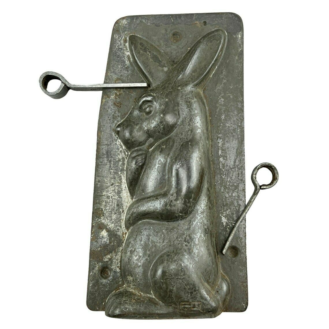 Antique French Letang Fils Rabbit Chocolate Mould   4340   Kitchenalia   Confectionery photo furniture