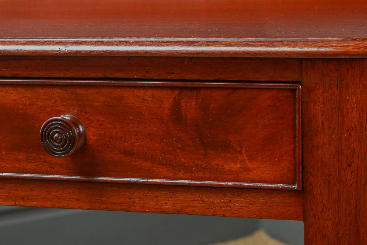 photo furniture English Victorian Mahogany  Occasional Table With Drawers (Circa 1840)