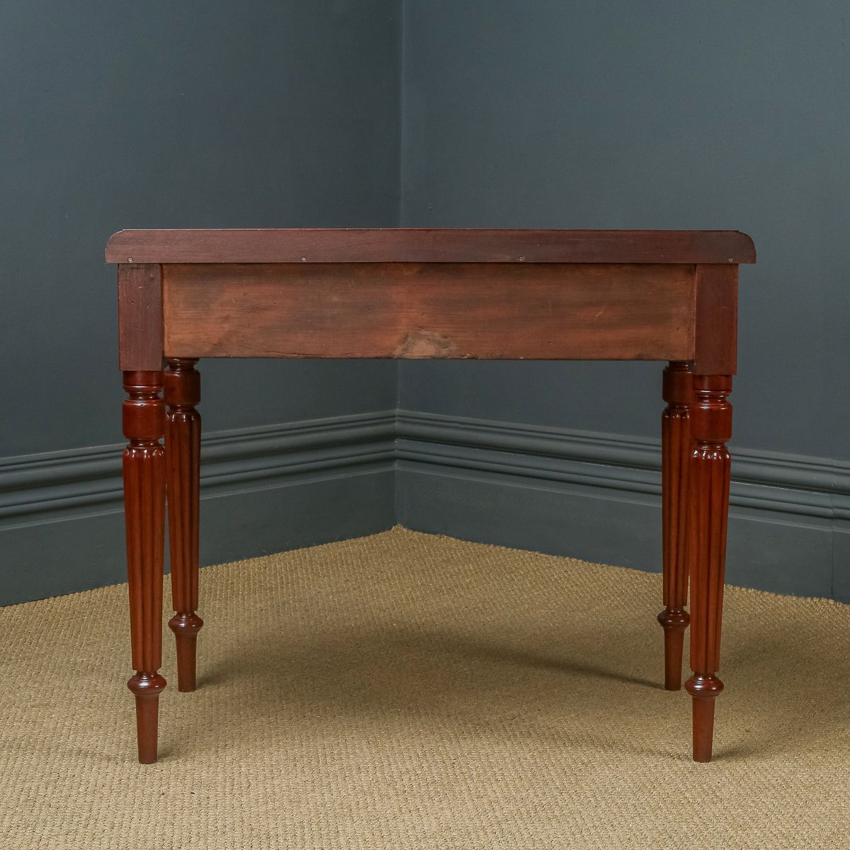 895.0 English Victorian Mahogany  Occasional Table With Drawers (Circa 1840) photo