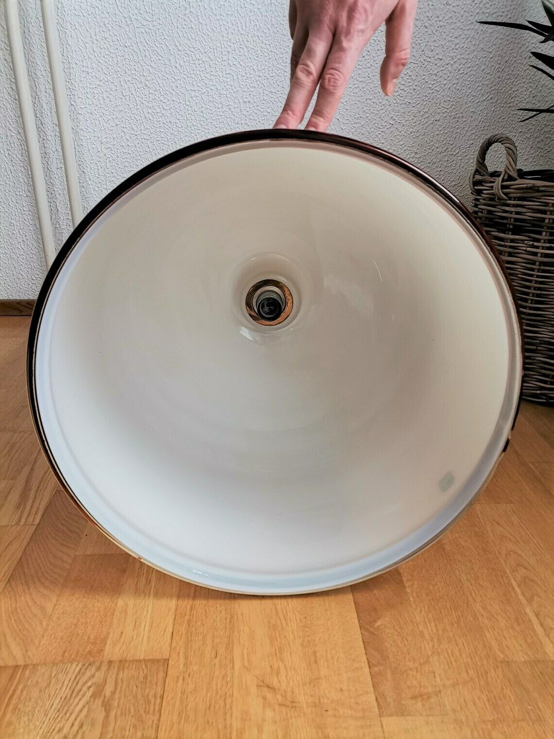 Vintage Murano De Majo Lamp  Huge Floor Or Pendant Light  Bell Shape  60s 70s Italy photo buy