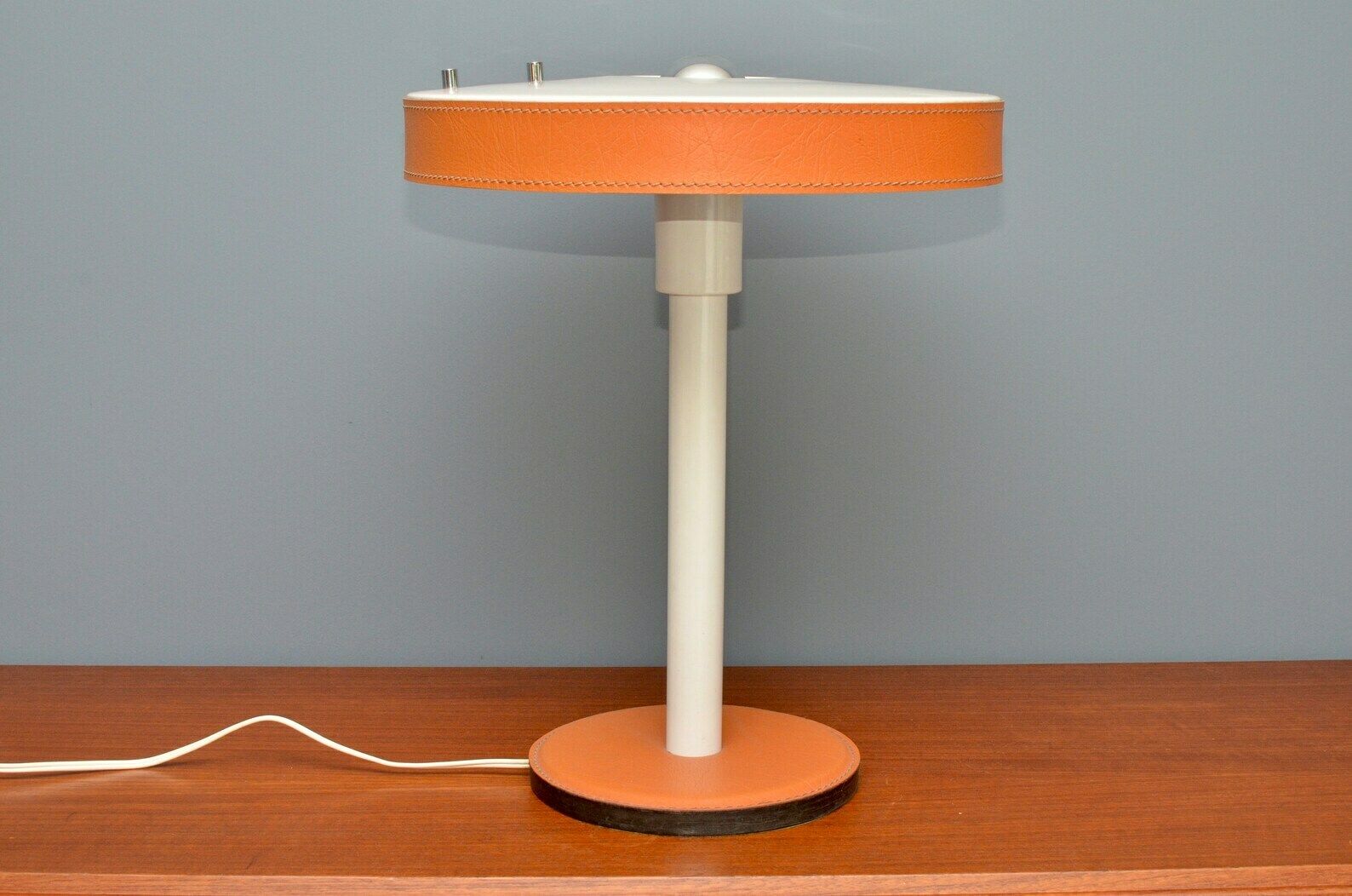 Vintage Modernist Table Lamp Made By Philips Eindhoven Netherlands 1960s photo Lighting