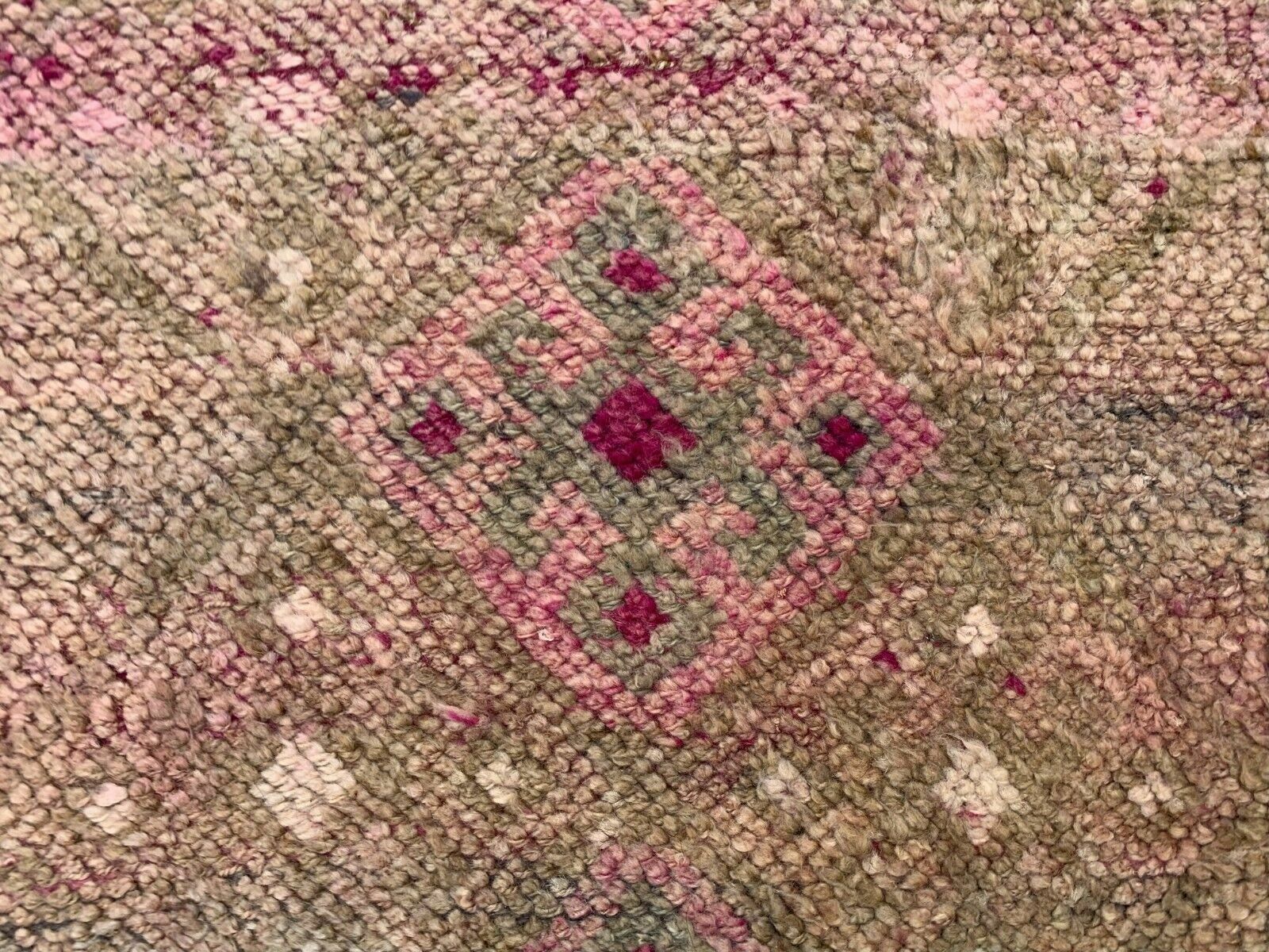 Vintage Turkish Tribal Runner 330x84 Cm Veg Dye Wool Rug Tribal, Handmade photo vinterior
