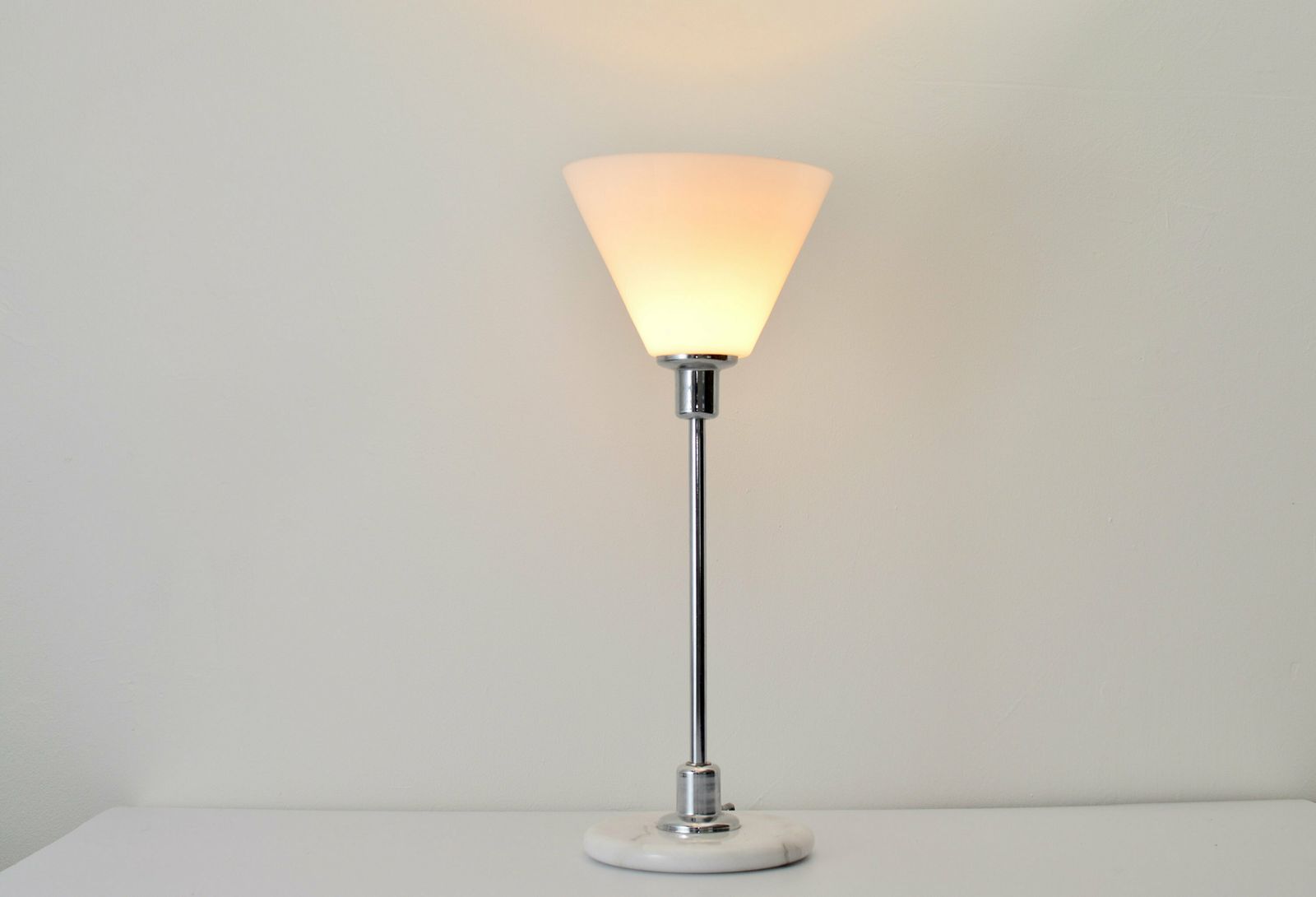 Vintage Post Modern Table Lamp By W.K.Wu Products Model Valencia, 1980s