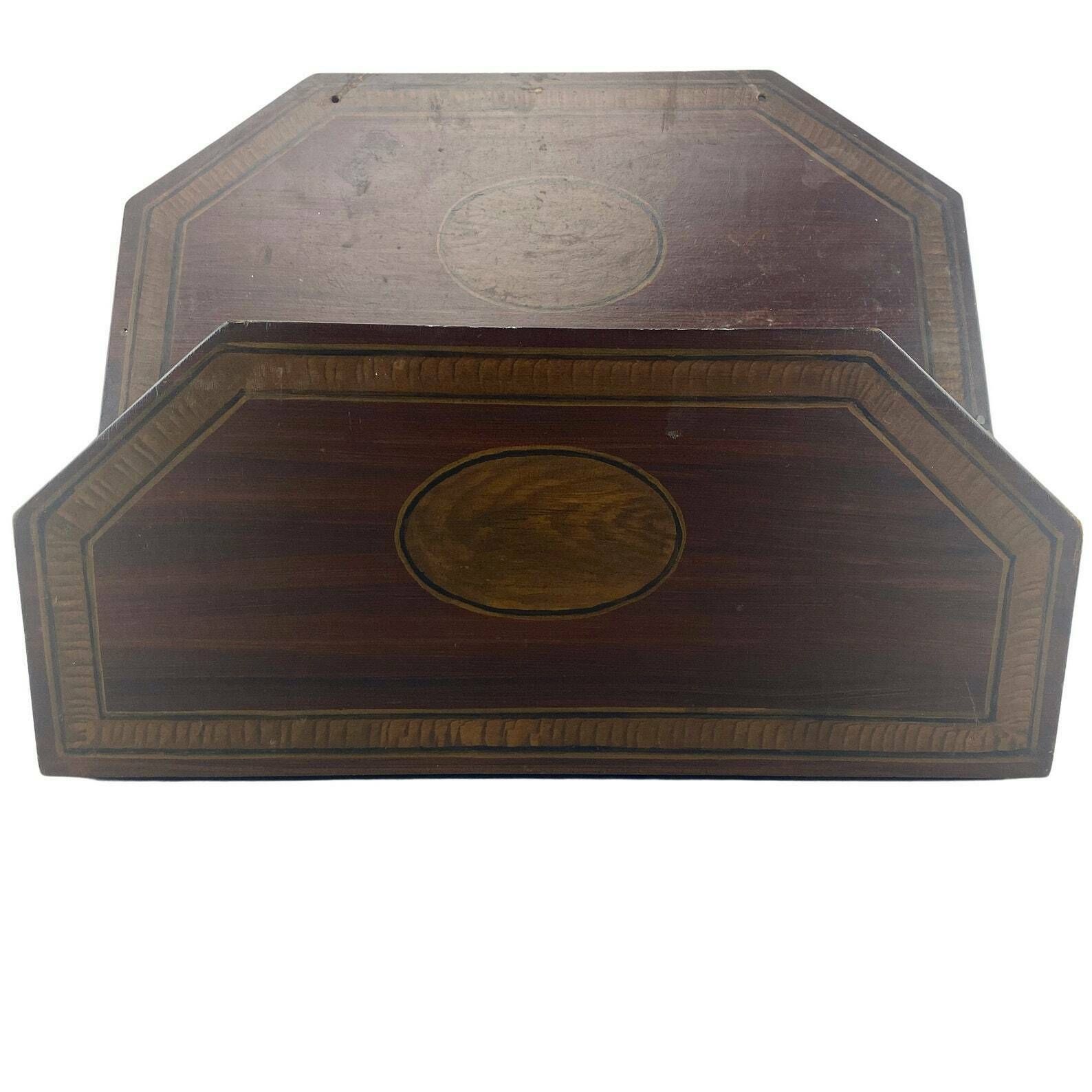 Vintage Large Wall Hanging Newspaper Rack   Holder   Magazines   Wood   Country House Decor