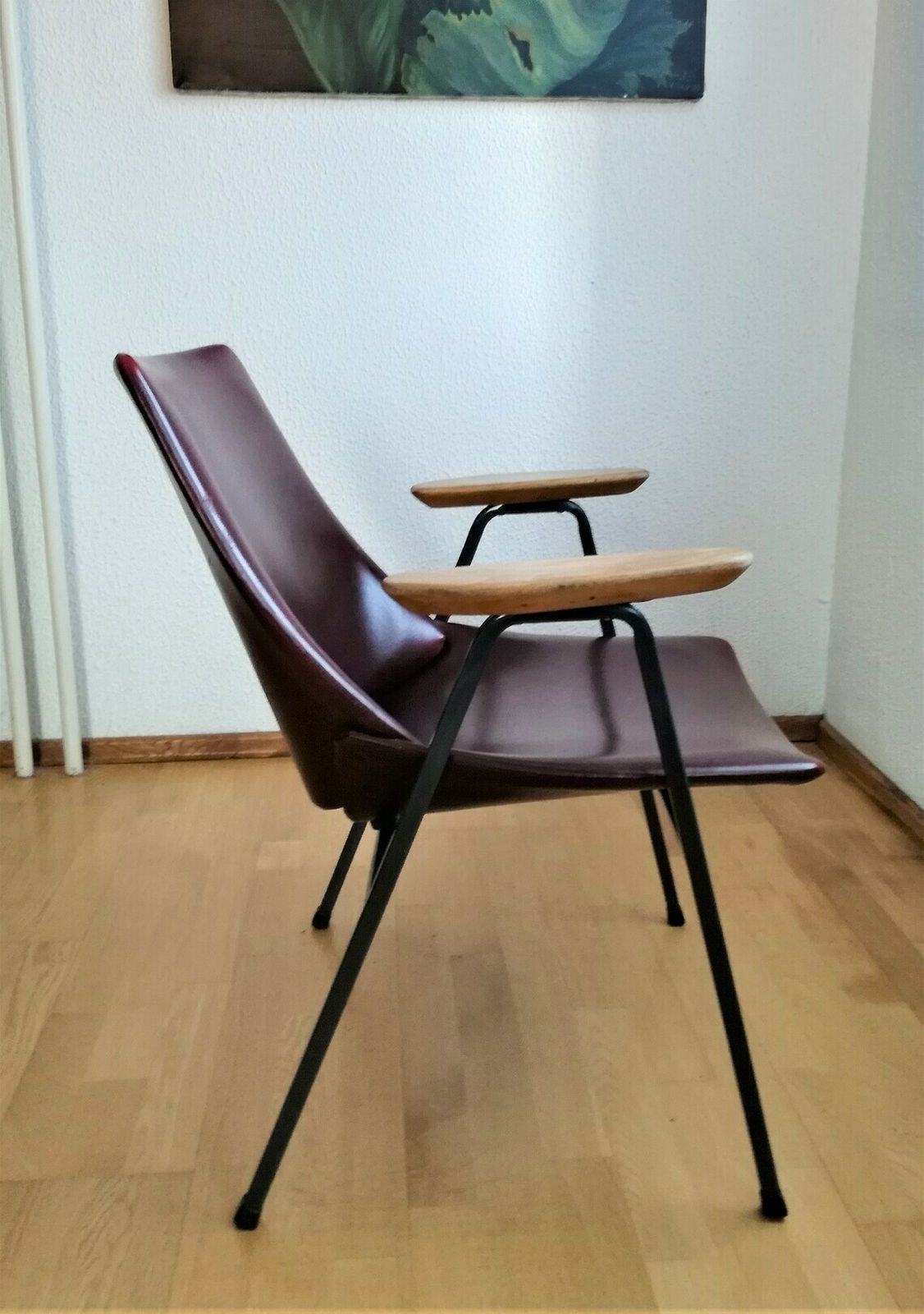 Vintage Niko Kralj Shell Chair – Mid Century Modern Fauteuil – Rex Kralj Lounge Fauteuil – Industrial Design – Jaren 1960, Joegoslavië photo vinterior