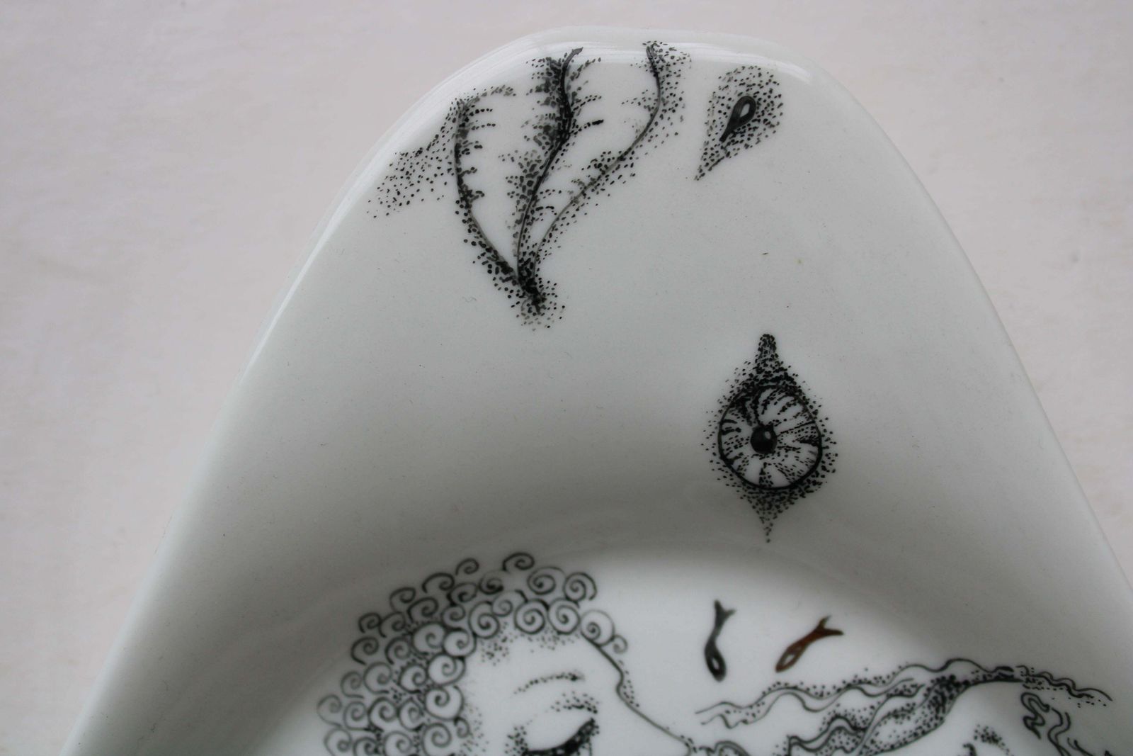 Ieva Liepina Water 2009, Painted Porcelain Plate, photo 587.0