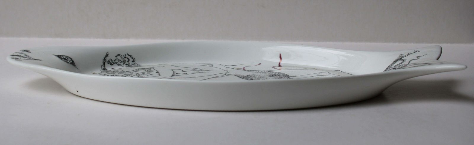 Ieva Liepina Water 2009, Painted Porcelain Plate, photo vinterior