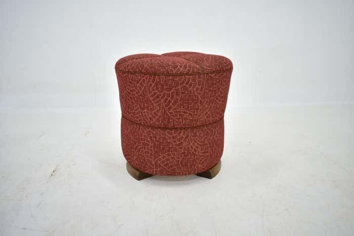 Furniture Art Deco Tabouret By Jindrich Halabala For Up Zavody, 1940s photo