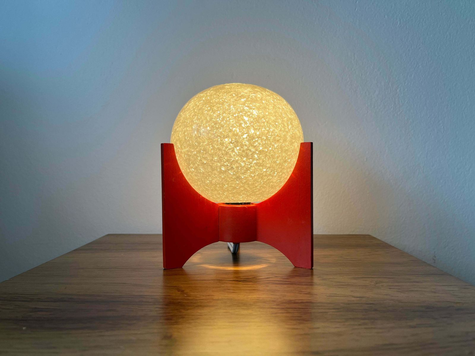 Pair Of Space Age Table Lamps Rocket By Pokrok Zilina, 1970s photo vintage