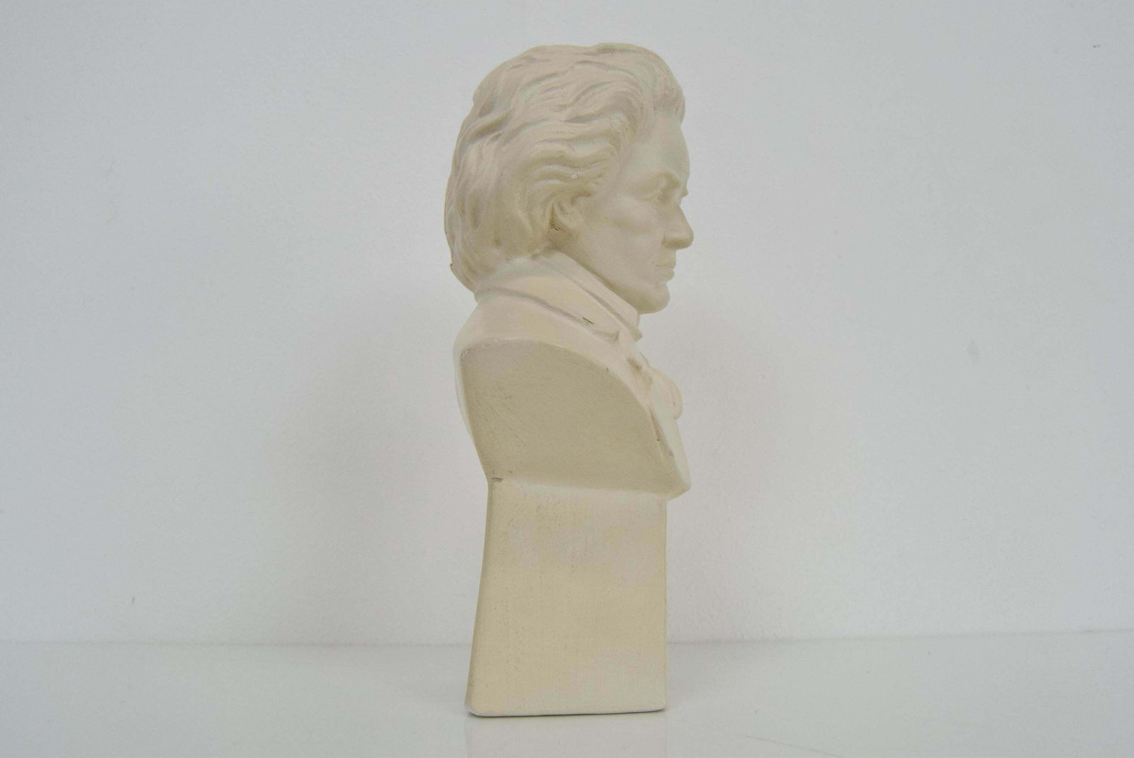 Mid Century Plaster Bust/Sculpture Of Ludwig Van Beethoven, Circa 1950 photo Art
