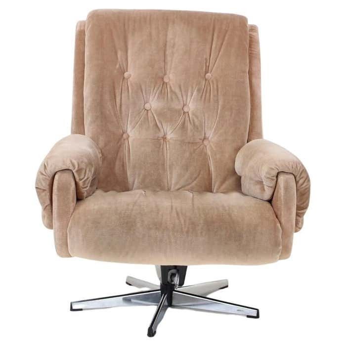 Midcentury Swivel Armchair, Peem, Finland, 1970s