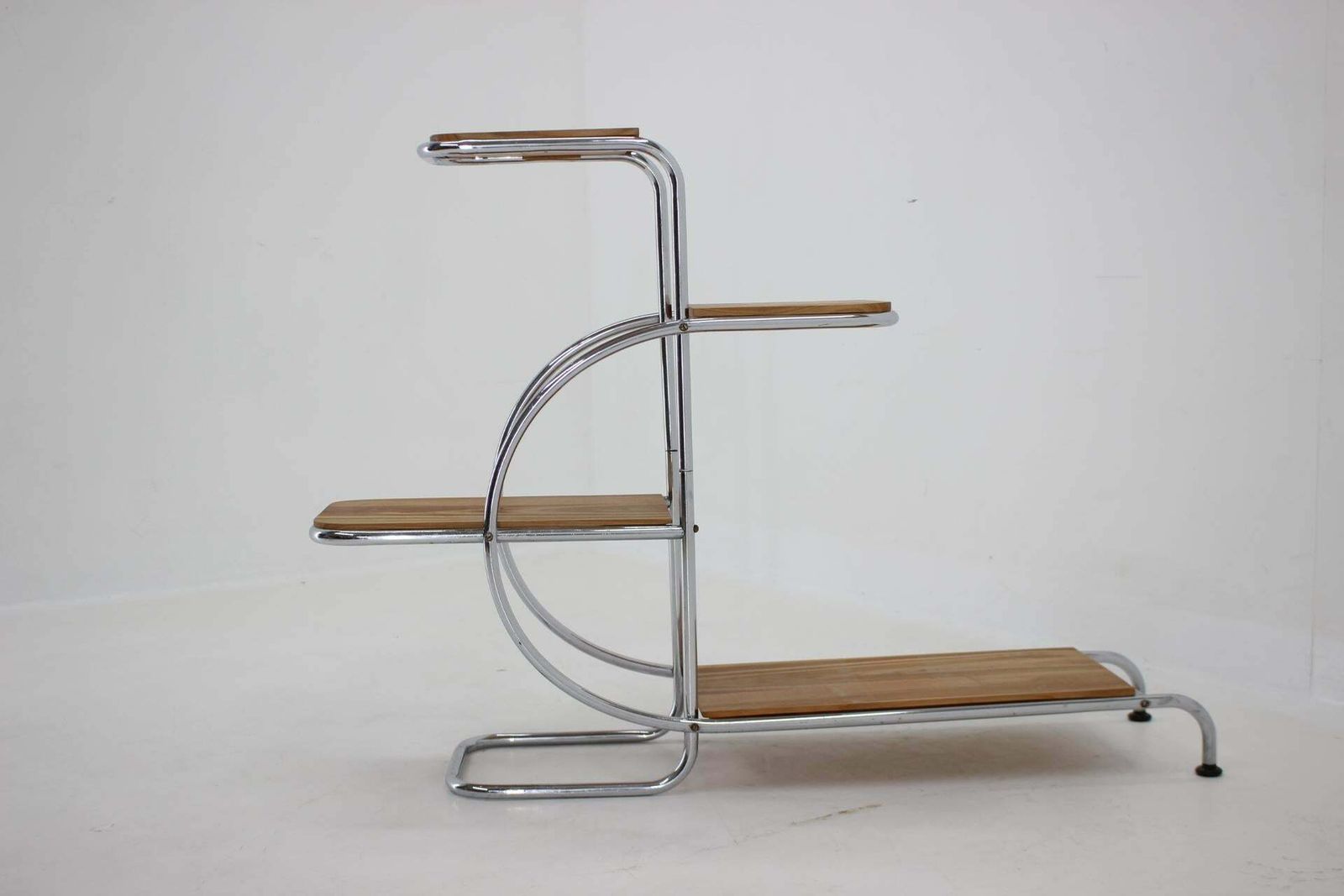 1930s Bauhaus Flower Stand, Czechoslovakia photo vintage