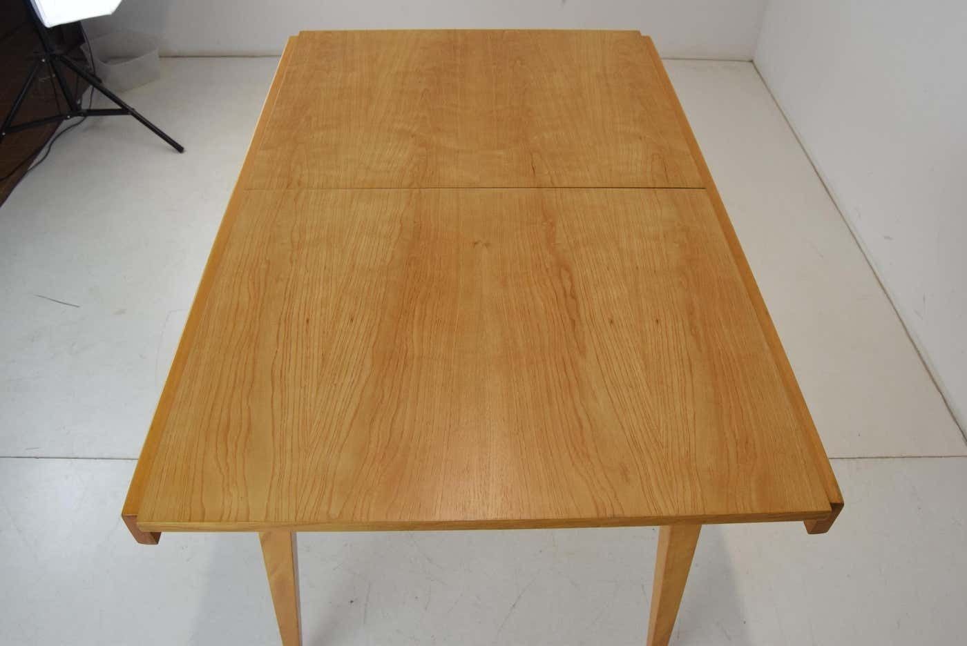 Mid Century Folding Dining Table By Frantisek Jirak For Tatra, 1960's photo vinterior