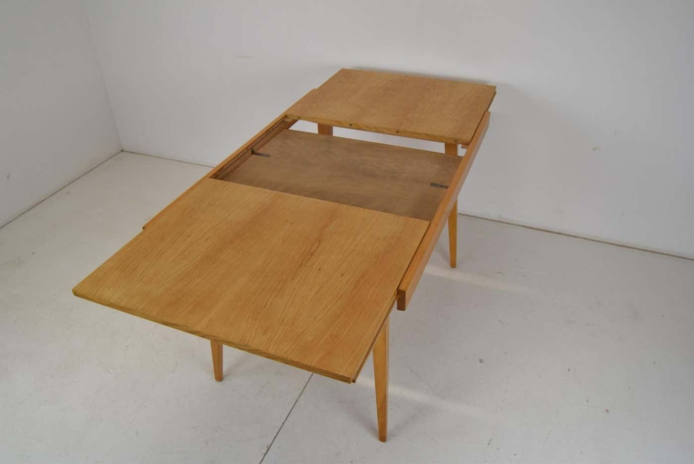 847.0 Mid Century Folding Dining Table By Frantisek Jirak For Tatra, 1960's photo