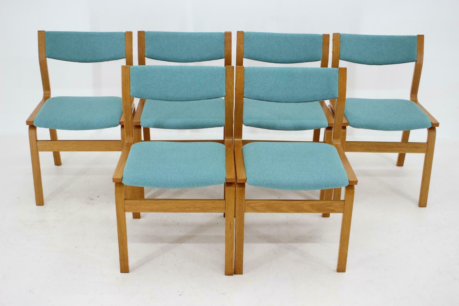 1960s Set Of 6 Bentwood Dining Chairs, Denmark photo for sale