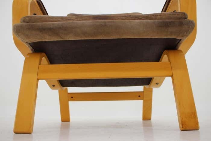photo buy 1970s Yngve Ekström "Contino" Leather Armchair, Sweden