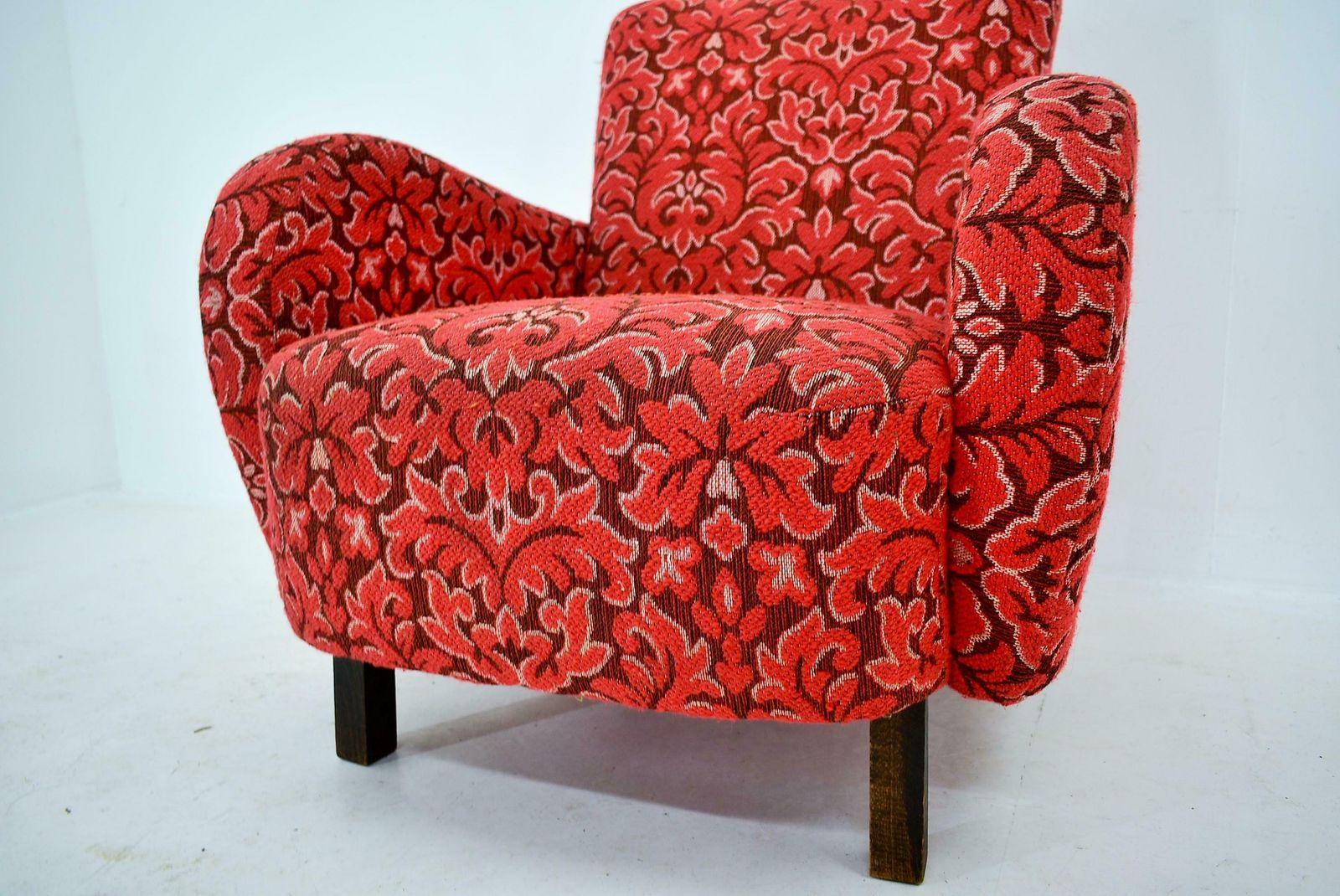 Set Of Two Rare Art Deco Armchairs H 283 By Jindřich Halabala, 1949s photo vinterior
