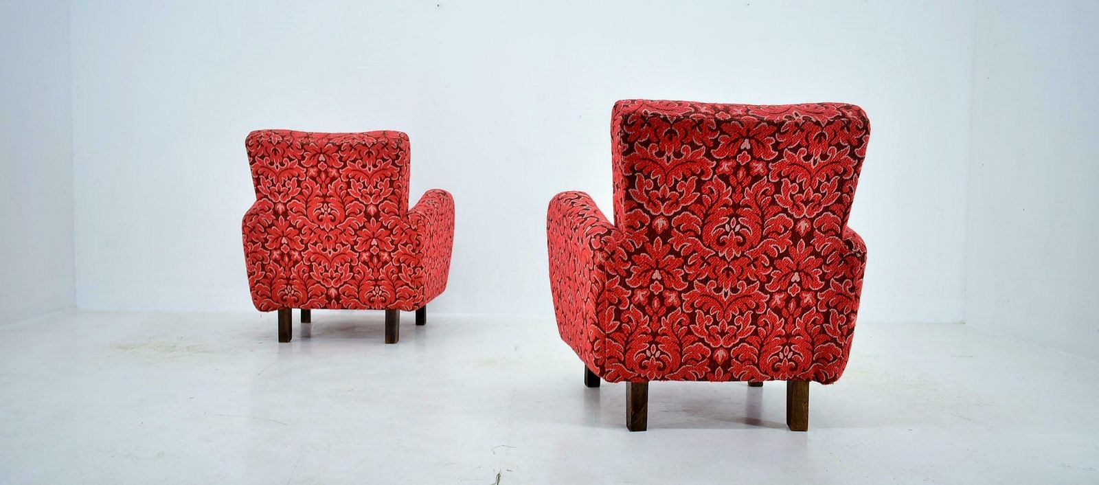 Furniture Set Of Two Rare Art Deco Armchairs H 283 By Jindřich Halabala, 1949s photo