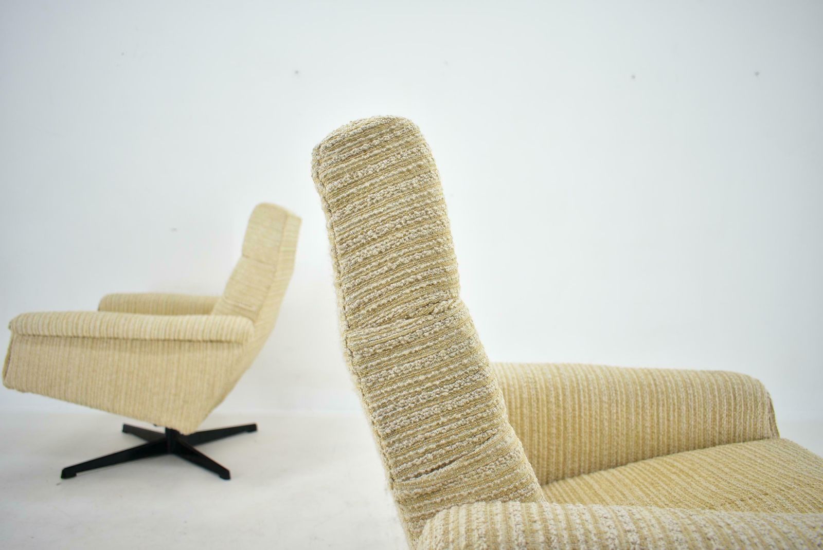 photo buy Pair Of Armchairs, Tabouret By Morávek A Munzar , 1968s