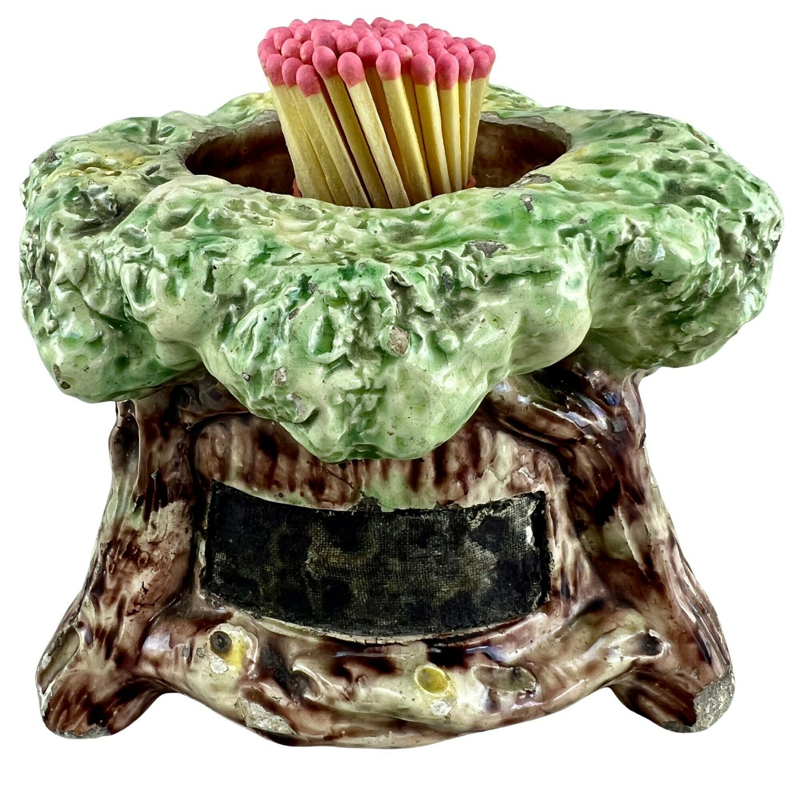 Antique Dutch Match Striker   De Ooievaar Of Bastiaans & Coldeweij   Deventer Museum   Tobacciana