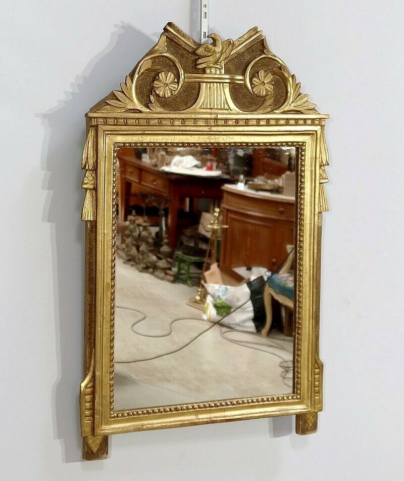 Mirror In Gilded Wood, Louis XVI Style, Early 20th Century photo furniture