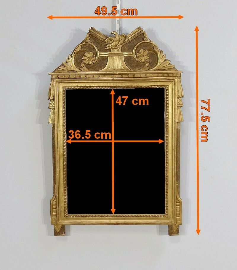 1431.7 Mirror In Gilded Wood, Louis XVI Style, Early 20th Century photo