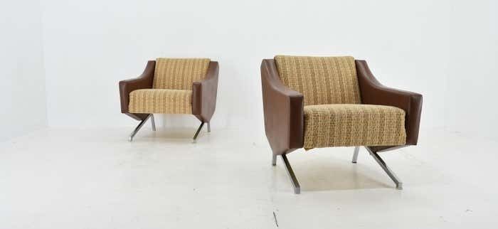 1960s Pair Of Italian Armchairs photo Furniture