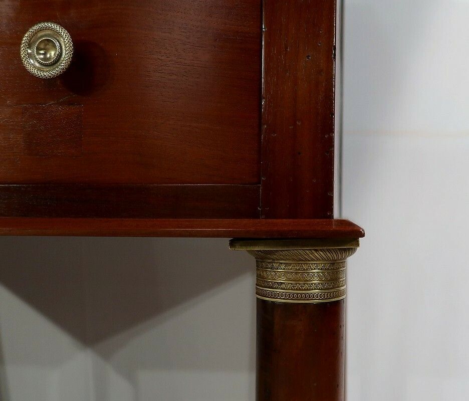 Mahogany Chiffonniere Console, Empire, Early 19th Century photo vintage