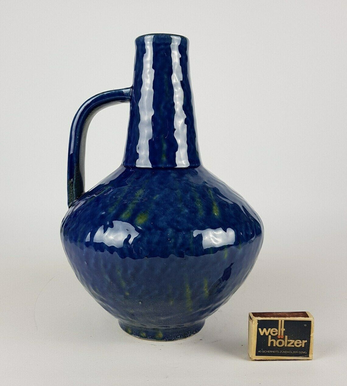 Vintage Carstens Keramik Vase By Gerda Heukenroth, 201 West German Pottery photo furniture