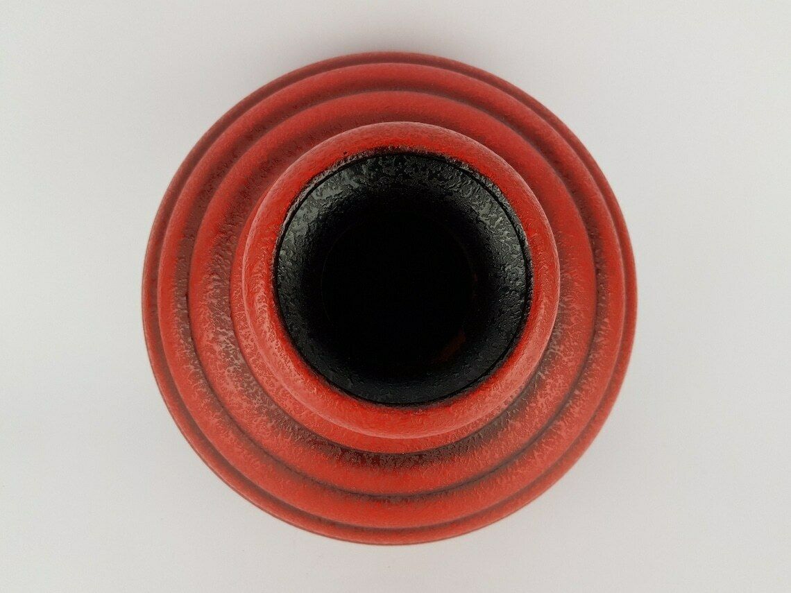 Vintage Amazing Red Carstens Tonnieshof Vase 0108 20   1960s 1970s photo Home Decor