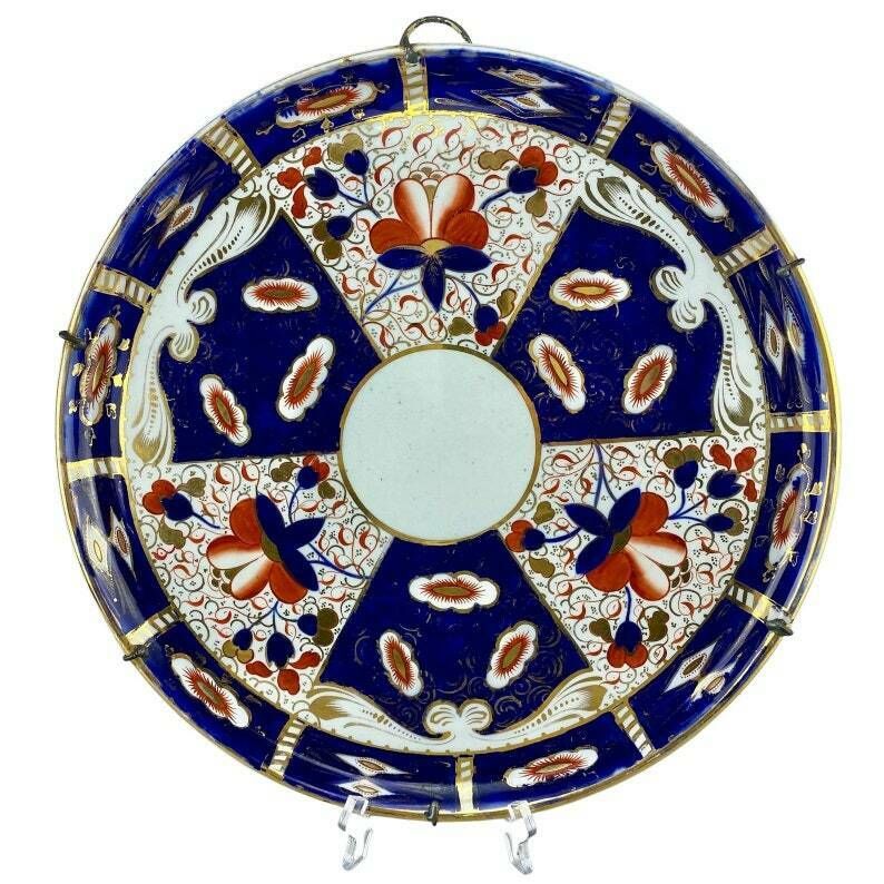 Antique Large Imari Fenton Charger   Country House Decor   19th Century