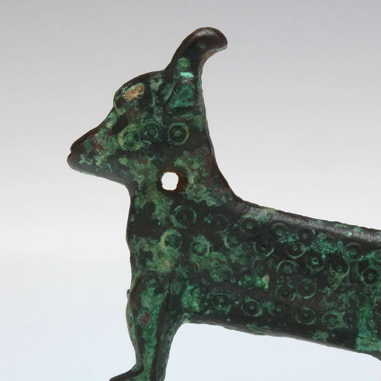 Ancient Byzantine Bronze Figural Animal Lock 6th   10th Century Ce photo Art