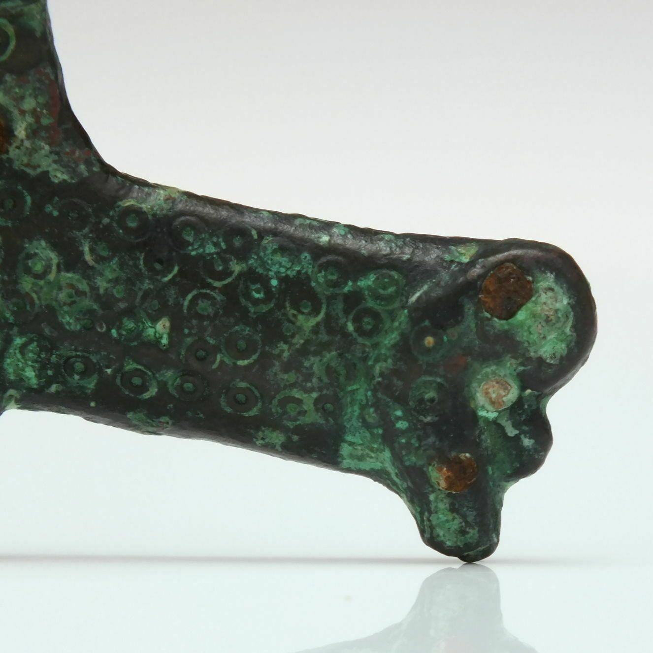 Ancient Byzantine Bronze Figural Animal Lock 6th   10th Century Ce photo 190.0